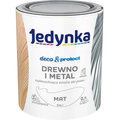 JEDYNKA DECO & PROTECT BIAŁY 0.7L MATOWA JEDYNKA DECO & PROTECT BIAŁY 0.7L MATOWA