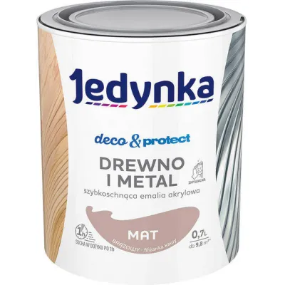 JEDYNKA DECO & PROTECT BRĄZOWY 0.7L MATOWA JEDYNKA DECO & PROTECT BRĄZOWY 0.7L MATOWA
