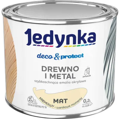 JEDYNKA DECO & PROTECT KREMOWY 0.2L MATOWA JEDYNKA DECO & PROTECT KREMOWY 0.2L MATOWA