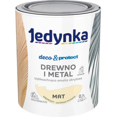 JEDYNKA DECO & PROTECT KREMOWY 0.7L MATOWA JEDYNKA DECO & PROTECT KREMOWY 0.7L MATOWA