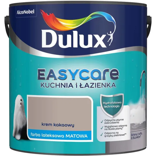 EASYCARE KUCHNIA ŁAZIENKA MATT KREM KAKAOWY 2.5L