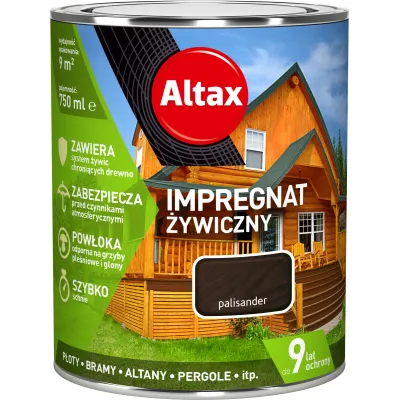 Altax Palisander Impregnat Żywiczny 0.75L - Ochrona Drewna