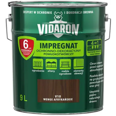 VIDARON IMPREGNAT WENGE AFRYKAŃSKIE V10 9L