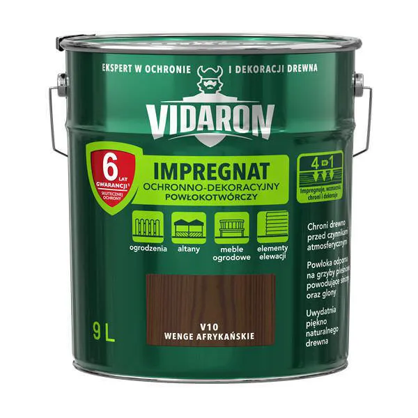 VIDARON IMPREGNAT WENGE AFRYKAŃSKIE V10 9L