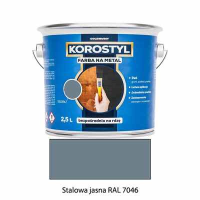 KOROSTYL 3W1 STALOWY RAL 7046 2.5L