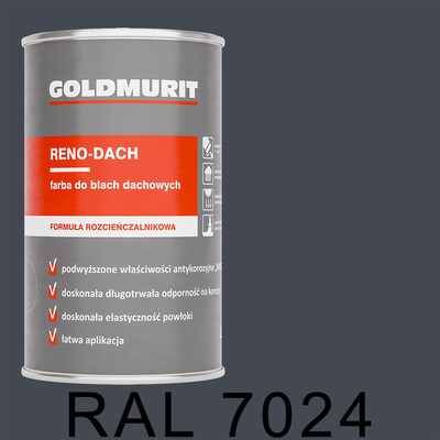 RENO-DACH SZARY GRAFITOWY RAL 7024 1L