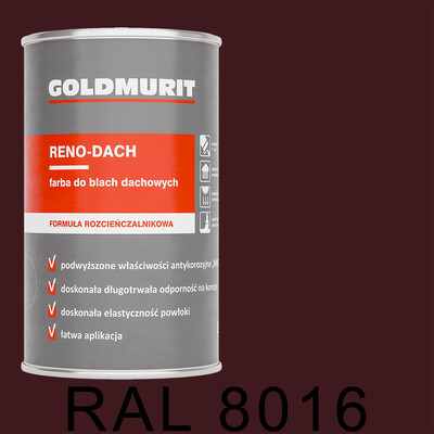 RENO-DACH BRĄZOWY RAL 8016 1L