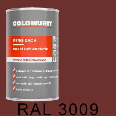 RENO-DACH CZERWONY TLENKOWY RAL 3009 1L