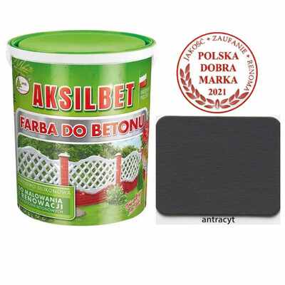AKSILBET Farba do Betonu – Antracyt 1L AKSILBET Farba do Betonu – Antracyt 1L