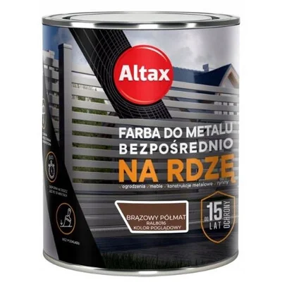 ALTAX FARBA DO METALU 2.5L BRĄZ MAT Farba do metalu Nowy Sącz