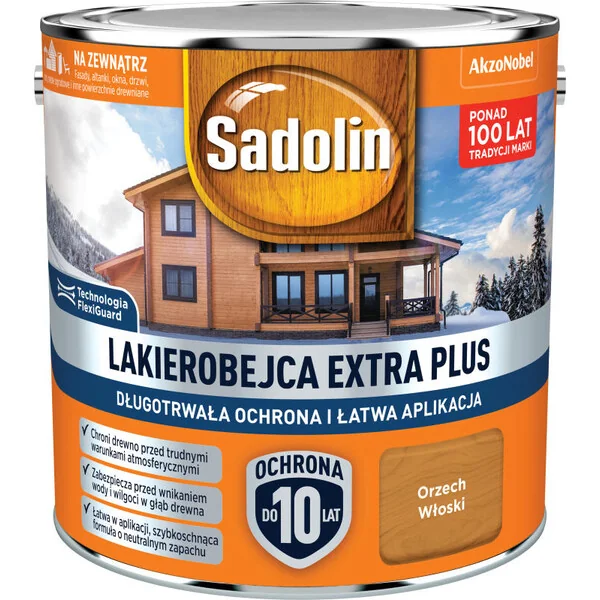 SADOLIN EXTRA PLUS 2,5L ORZECH WŁOSKI
