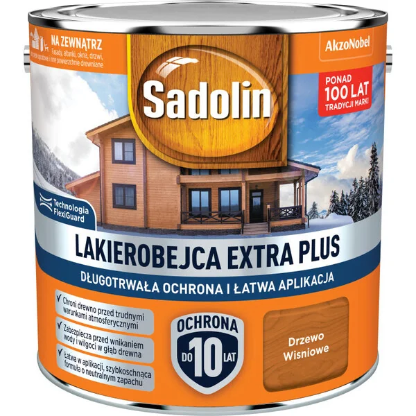 SADOLIN EXTRA PLUS 2,5L DRZEWO WIŚNIOWE