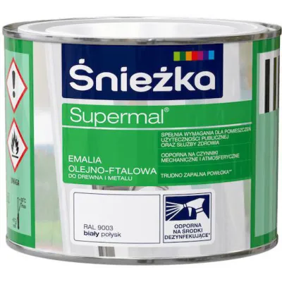 SUPERMAL 0.4L CZERWONY Farba Olejna Emalie olejne Nowy Sącz