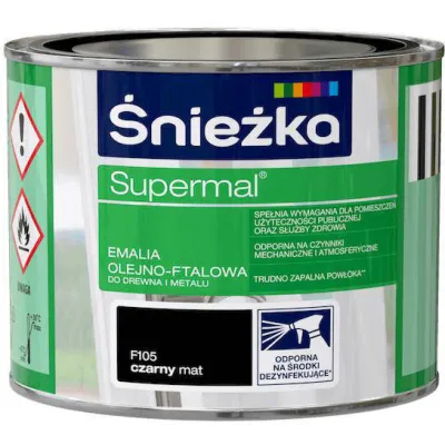 SUPERMAL 0.4L NIEBIESKI CIEMNY Farba Olejna Emalie olejne Nowy Sącz