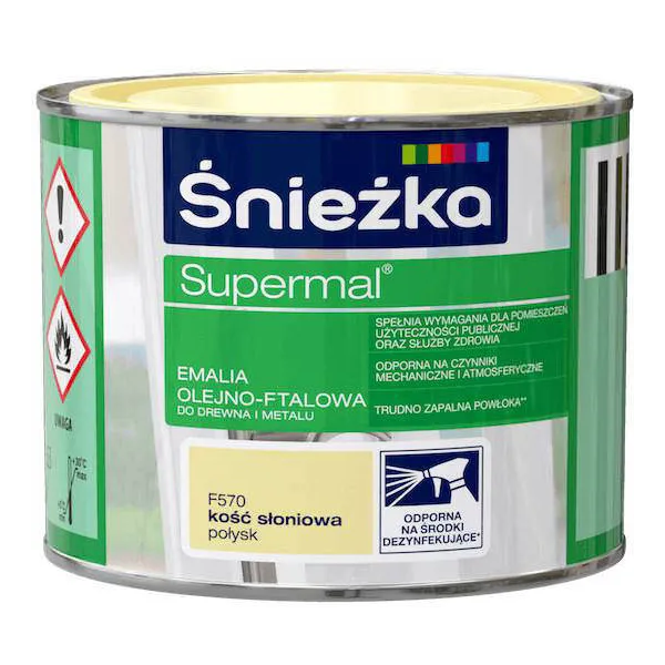 SUPERMAL 0.2L KOŚĆ SŁONIOWA Farba Olejna