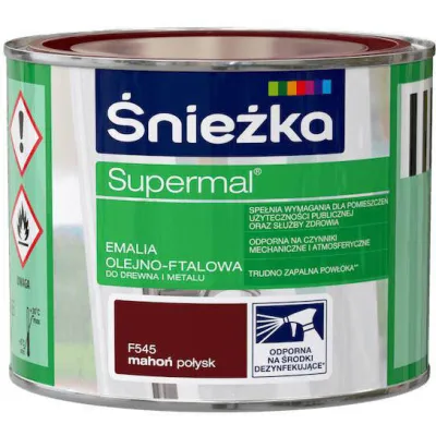 SUPERMAL 0.2L CZERWONY Farba Olejna Emalie olejne Nowy Sącz