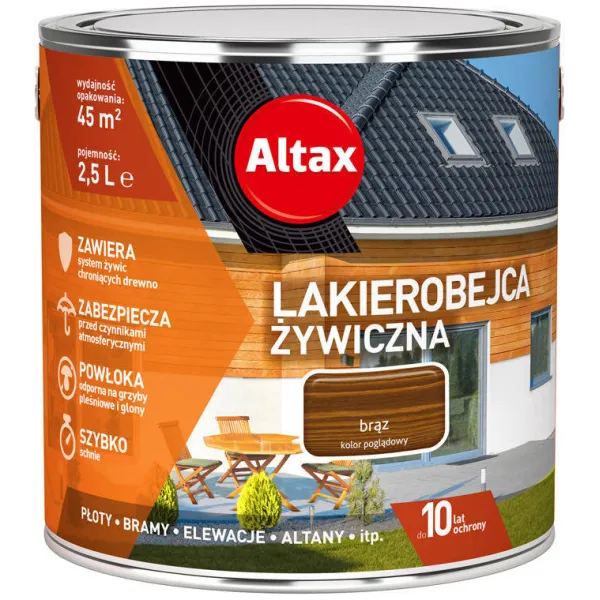 ALTAX LAKIEROBEJCA ŻYWICZNA 2.5L BRĄZ