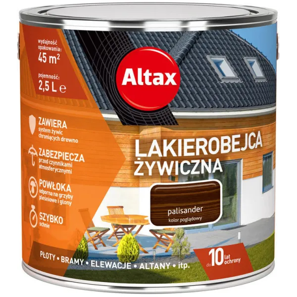 ALTAX LAKIEROBEJCA ŻYWICZNA 2.5L PALISANDER