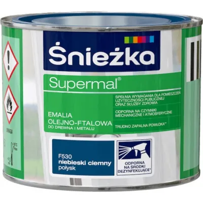 SUPERMAL 10L CZARNY Farba Olejna Emalie olejne Nowy Sącz