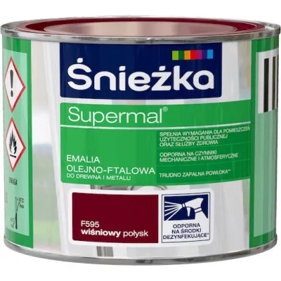 SUPERMAL 5L BRĄZ CZEKOLADOWY Farba Olejna Emalie olejne Nowy Sącz