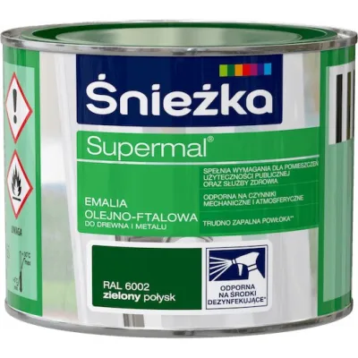 SUPERMAL 2.5L BIAŁY MAT Farba Olejna Emalie olejne Nowy Sącz