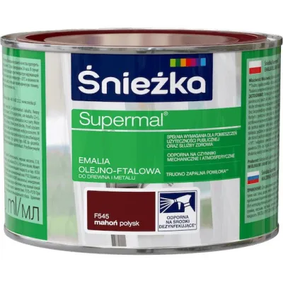 SUPERMAL 0.8L POPIELATY ŚREDNI F598 Farba Olejna Emalie olejne Nowy Sącz