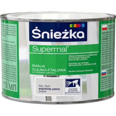 SUPERMAL 0.4L CZERWONY Farba Olejna Emalie olejne Nowy Sącz