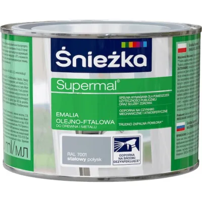 SUPERMAL 5L BIAŁY Farba Olejna Emalie olejne Nowy Sącz
