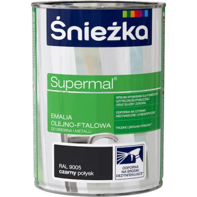 SUPERMAL 0.8L ZIELONY Farba Olejna Emalie olejne Nowy Sącz