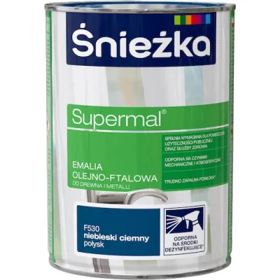 SUPERMAL 0.8L ZIELONY Farba Olejna Emalie olejne Nowy Sącz