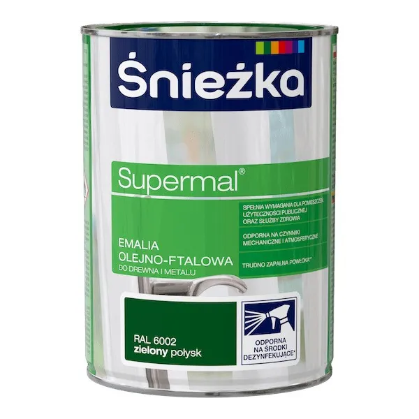 SUPERMAL 0.8L ZIELONY Farba Olejna