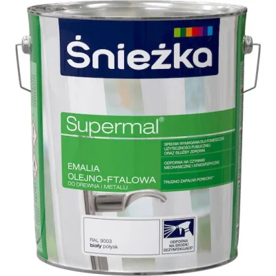 SUPERMAL 5L MAHOŃ Farba Olejna Emalie olejne Nowy Sącz