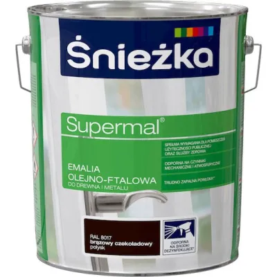 SUPERMAL 10L ORZECH JASNY Farba Olejna Emalie olejne Nowy Sącz