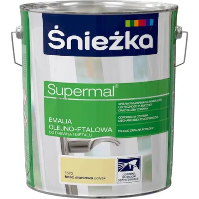 SUPERMAL 5L ŻÓŁTY Farba Olejna Emalie olejne Nowy Sącz