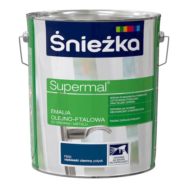 SUPERMAL 10L NIEBIESKI CIEMNY Farba Olejna