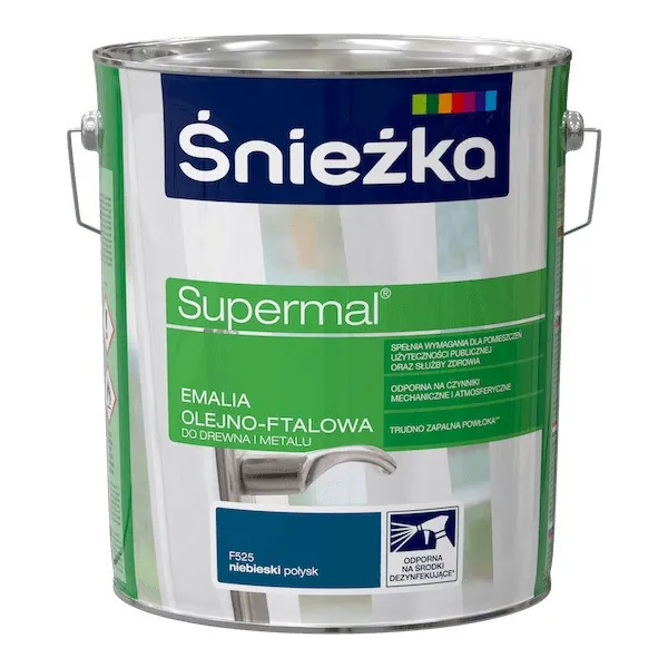 SUPERMAL 10L NIEBIESKI Farba Olejna