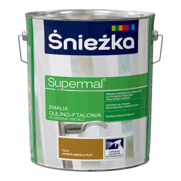 SUPERMAL 10L ORZECH JASNY Farba Olejna