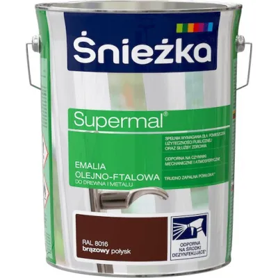 SUPERMAL 0.8L BIAŁA Farba Olejna Emalie olejne Nowy Sącz