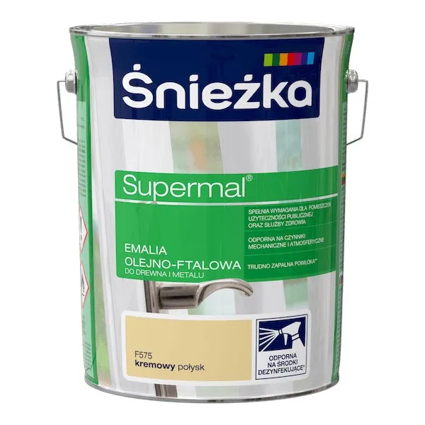 SUPERMAL 5L KREMOWY Farba Olejna