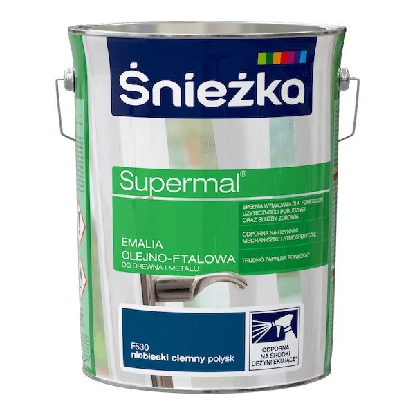 SUPERMAL 5L NIEBIESKI CIEMNY Farba Olejna