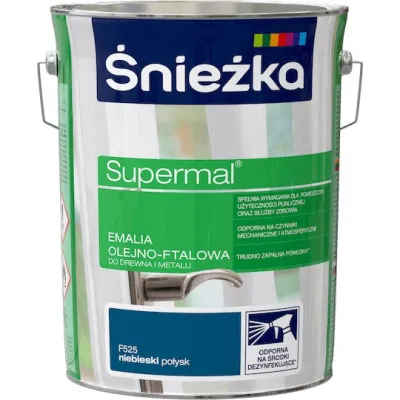 SUPERMAL 0.8L POPIELATY ŚREDNI F598 Farba Olejna Emalie olejne Nowy Sącz