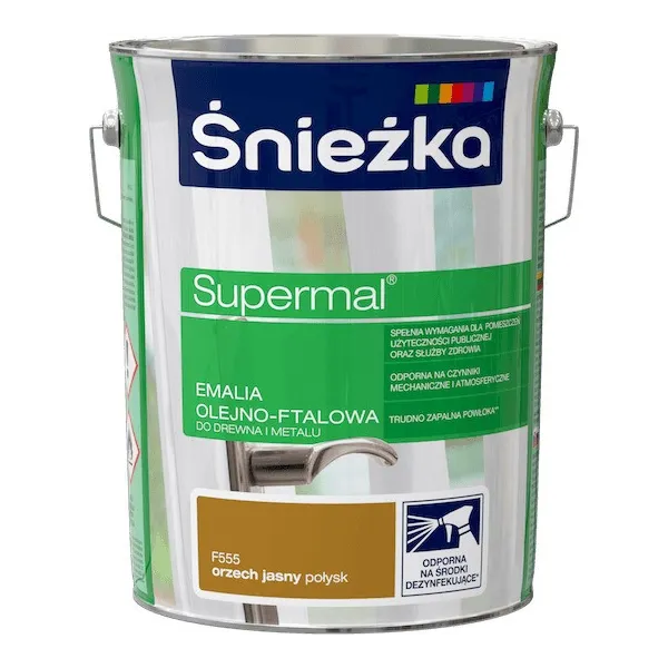 SUPERMAL 5L ORZECH JASNY Farba Olejna