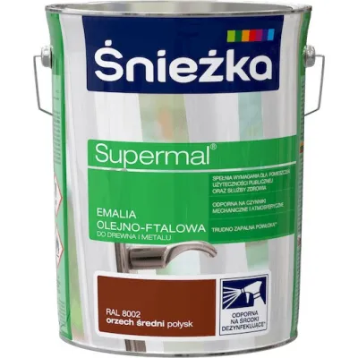SUPERMAL 10L BIAŁY Farba Olejna Emalie olejne Nowy Sącz