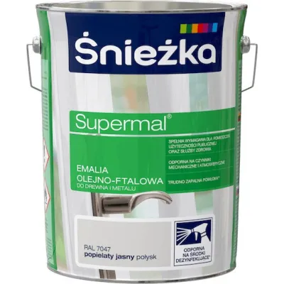 SUPERMAL 0.8L POPIELATY Farba Olejna Emalie olejne Nowy Sącz