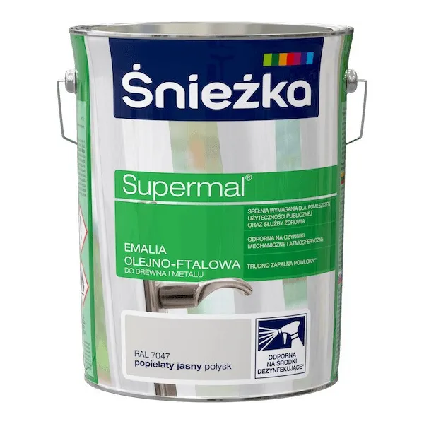 SUPERMAL 5L POPIELATY JASNY Farba Olejna