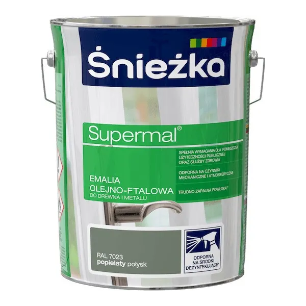 SUPERMAL 5L POPIELATY Farba Olejna
