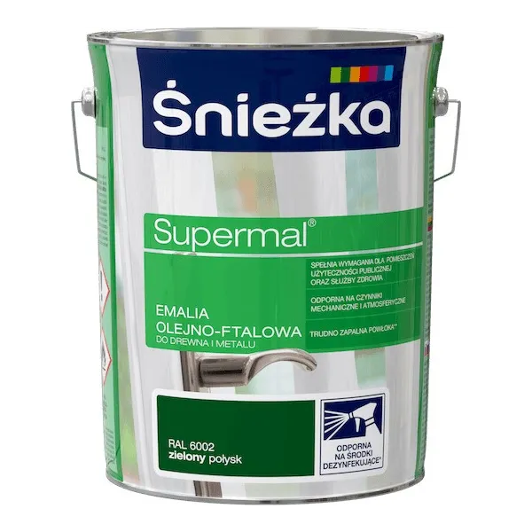 SUPERMAL 5L ZIELONY Farba Olejna