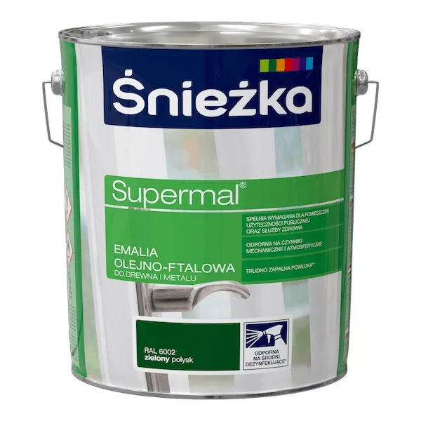 SUPERMAL 10L ZIELONY Farba Olejna