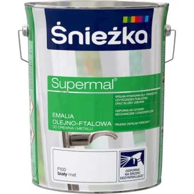 SUPERMAL 0.8L SZARY JASNY Farba Olejna Emalie olejne Nowy Sącz