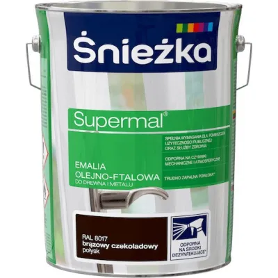 SUPERMAL 0.4L CZERWONY Farba Olejna Emalie olejne Nowy Sącz